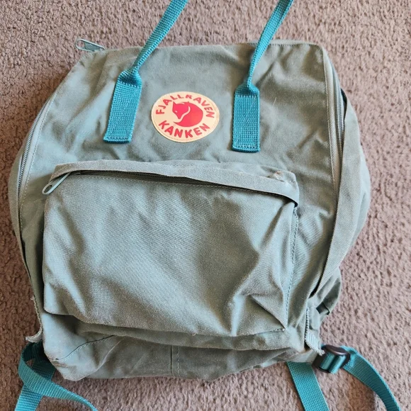 FJALLRAVEN Kanken Mini Backpack Teal Day Pack School College Swedish - Picture 2 of 12